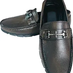 jindal enterprises Men’s Stylish Brown Synthetic Leather Loafers with Slip-On Comfort Loafers For Men image 4