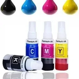 tequo Refill Ink For Compatible Epson T664 Pack 4 Compatible Printer Black + Tri Color Combo Pack Ink Bottle-image-97