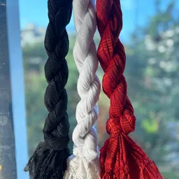 nayerang Lycra Blend Solid Multicolor Women Dupatta image 2