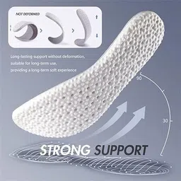 mebiso M-Breathable Shoe Insoles,Cushioning Walking Comfort Sport Work Insoles Shock Insole image 3