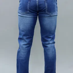 gex Men Regular Mid Rise Dark Blue Jeans image 4