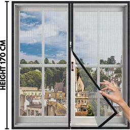 woodluck Pre-Stitched | Zipper Mosquito Net for Window Fibre Washable Adults Mosquito Net Fibre Washable Adults Mosquito Net-picture-18