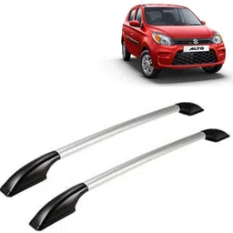 vocado Exclusive Car Stylish Drill free Roof Rails Black & Silver For Maruti Alto Car Beading Roll For Bumper, Grill and Garnish Cover, Window-picture-27