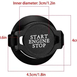 cloudsale Full Engine Button Black Engine Start/Stop Button image 4