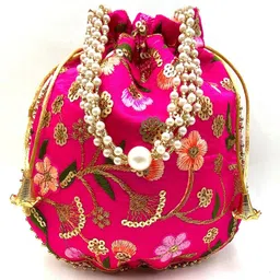 Women Green Potli-image-1