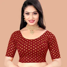 rang rangoli Round Neck Women Blouse-picture-37
