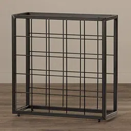 indian decor 29810 Modern Metal 25 Bottle Floor Wine Rack/Wine Shelf Iron Glass Holder-picture-34