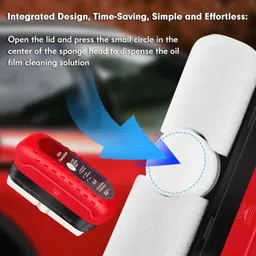 lumevo Oil Film Cleaning Brush Automotive Oil Film Cleaning Brush – Windshield & Car Window Cleaner Vehicle Interior Cleaner image 5
