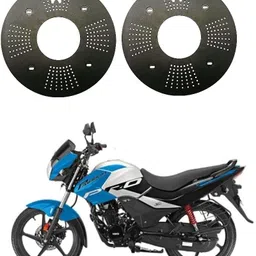 Full Acrylic Bike Wheel Cover 18 Inch Set of 2 (Black) Hero Passion Plus , Pro Wheel Cover For NA NA-image-26