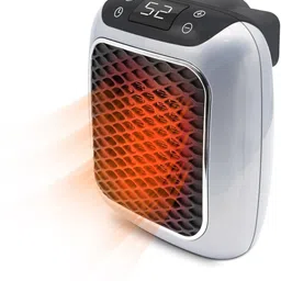 lacco Small Space Heater, 800 W Electric Heater Mode Thermostat Low Fan Room Heater-picture-20
