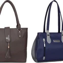 Women Brown, Blue Shoulder Bag-image-21