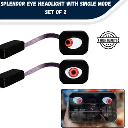 srphere SR1 Headlight Red Devil Eye Light Set of 2 Headlight Motorbike LED Interior Light Motorbike LED (12 V, 5 W) image 1