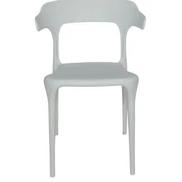 casacraft from pepperfry Emma Cafe Chair in White Colour image 4