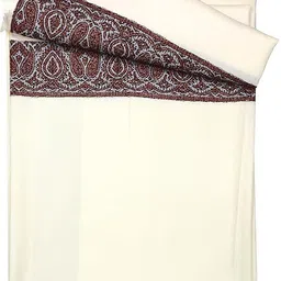 Kashmiri Thead Wool Self Design Men Shawl-picture-21