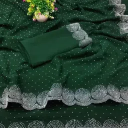 looootnest Self Design Bollywood Georgette Saree-picture-18