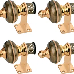 ghar sajaawat Multicolor Rod Rail Bracket, Curtain Knobs Metal-picture-10