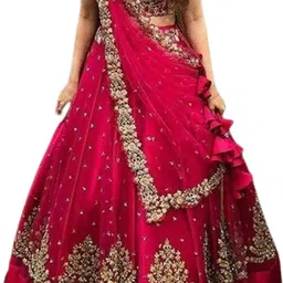 iyalafab Embroidered Semi Stitched Lehenga Choli image 1