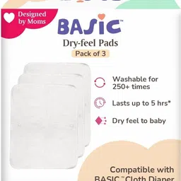 superbottoms BASIC Quick Dry Ultrathin Pads |4 Layer Cotton Padding | Lasts Up To 3Hrs - 6pcs image 2