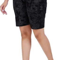 guide Printed Women Black Regular Shorts-picture-18