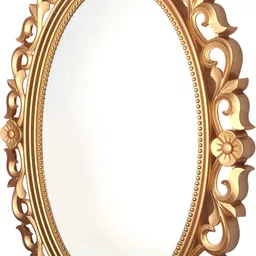 shilp kala SK-1422_GOLDEN Decorative Mirror image 3
