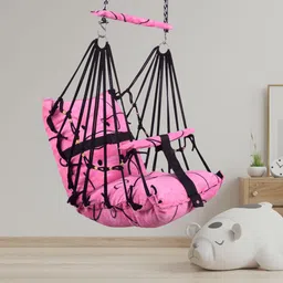 toyafox baby swing for Kids children chair jhula Cotton 1-6 Years Folding & Washable Swings-picture-32