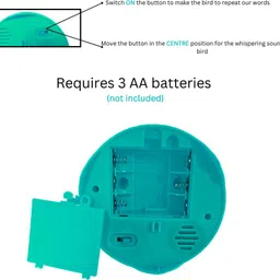 opac Talking Bird Interactive Toy for Kids,Repeat Words,Chrips,Light|Gift for kids image 3
