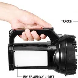 akr Led Laser 10.6 Watts Rechargeable Torch (Black : Rechargeable) Torch image 2