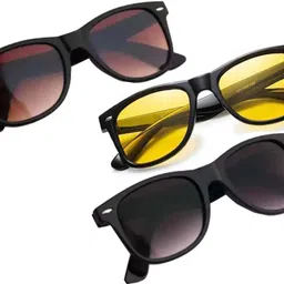 elligator UV Protection Wayfarer Sunglasses (50) image 1