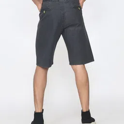 passport Solid Men Grey Chino Shorts image 4