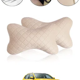 Beige Memory Foam Car Pillow Cushion for Volkswagen-image-92