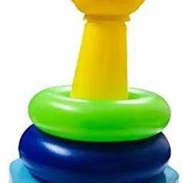 shopviashipping Duck chu chu Sound Stacking Multicolour 4 Rings Toddlers Toy image 3
