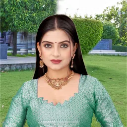 pickwell Printed Banarasi Georgette Saree image 4