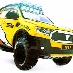 bigmet Tonka Off-Roader 4x4 Pickup Truck Toy, Die-Cast Model, Opening Doors-picture-28