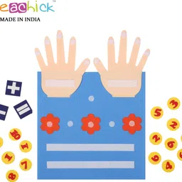 peachick Montessori Toy for Toddler Felt Finger Number Counting Addition Subtraction Game image 3