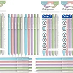 doms INXKLIK Ball Point Pen | Smooth Click| Needle Tip | Perfecr Grip FREE FEVICOL Ball Pen-picture-21
