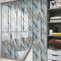 floppy Decorative Blue, Brown Wallpaper-picture-28