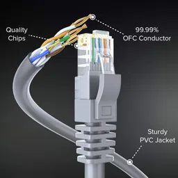 Sadow LAN Cable 30 m High Speed 30 Meter CAT5e Network RJ45 Ethernet Patch Cord Speed Upto 1000Mbps image 4