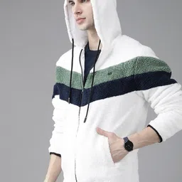 roadster Men Colorblock Casual Jacket image 3