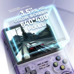 Confiavel Retro Handheld Game ,R36S with 3.5" IPS Screen, Linux System, Portable Gaming & Entertainment Device 64 GB with 15000+ Games image 3