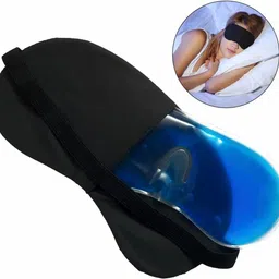 glovasilk sleeping eye mask with cooling gel for men & women | night deep sleep-picture-25