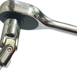 epitech mart 1/2 Drive Quick Release Ratchet Socket Handle and 1/2 Inch Drive Universal Joint Anti-slip Hand-grip Head Drive Ratchet Wrench Repair Tools Square Head Spanner Single Sided Rachet Wrench image 4