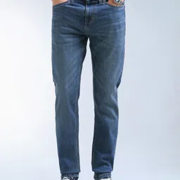 flying machine Men Tapered Fit Mid Rise Blue Jeans-picture-15