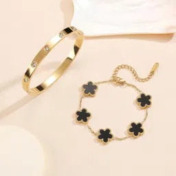 pramadda pure luxury Alloy Zircon Gold-plated Charm Bracelet-picture-24