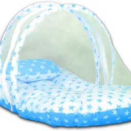 kid's charm Cotton Kids Washable Mini-Milky Star 2 in 1 Baby's Cotton Bed with Mosquito Met Mosquito Net-picture-33