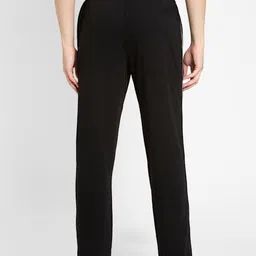 diwazzo Pack of 2 Men Striped Black, Silver Track Pants image 2