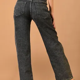 jeanberry Women Loose Fit Mid Rise Grey Jeans-picture-11