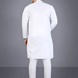 kailash trending Pack of 2 Men Solid Cotton Blend Straight Kurta image 3
