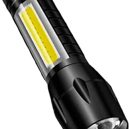 regals choice Adjustable Bright LED Torch with USB Cable and Side COB Lamp 5 hrs Torch Emergency Light-picture-46