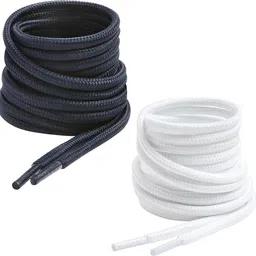 house of common Shoe Laces Round Navy Blue White 150cm shoe lace for Boot sport Hiking shoes Shoe Lace-image-97