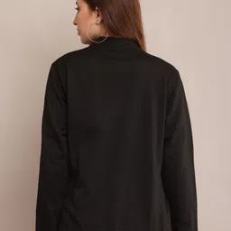 raabta fashion FLEECE Solid Coat For Women image 2